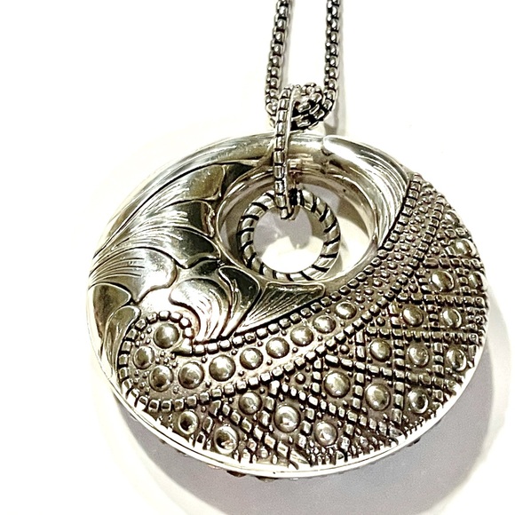 Brighton Multi Color Crystal, Silver Color, Necklace - Picture 6 of 9